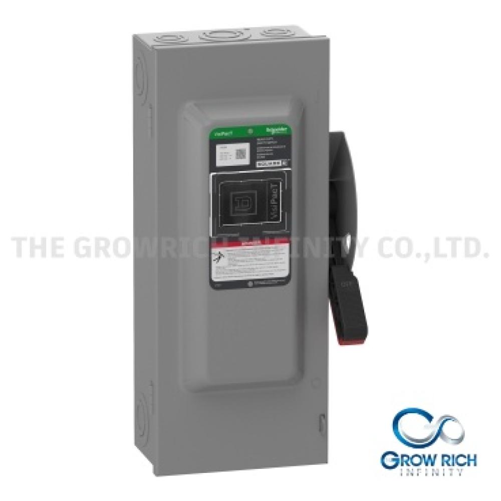 เซฟตี้สวิตช์ ใส่ฟิวส์ได้ 3เฟส 3สาย 600V 100A ภายใน VH363 SCHNEIDER